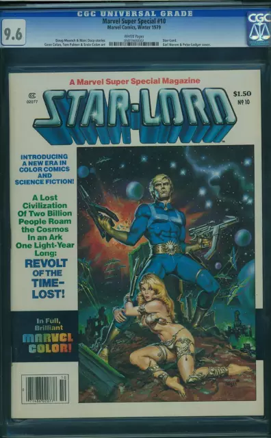 Marvel Super Special #10 CGC 9.6 1979 Early Starlord! Guardians! WP! G8 502 1 cm