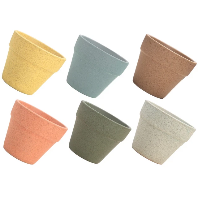 Milisten 2er Set Blumentöpfe Aus Keramik – 10x10 Cm, Für Sukkulenten, Kakteen, Zimmerpflanzen