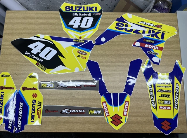 Kit De Stickers Graphiques NitroMX Pour Suzuki RMZ 250 (2010-2018) - Design Phoenix - Multi-finish