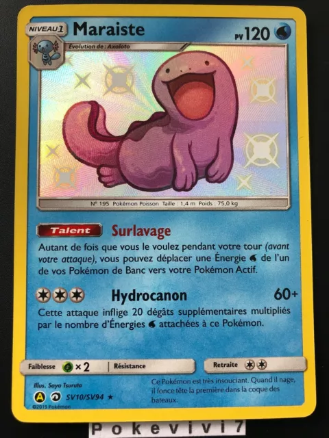 Pokemon Card MARAIST SV10/SV94 Holo SHINY Sun & Moon 11.5 SL11.5 EN NEW