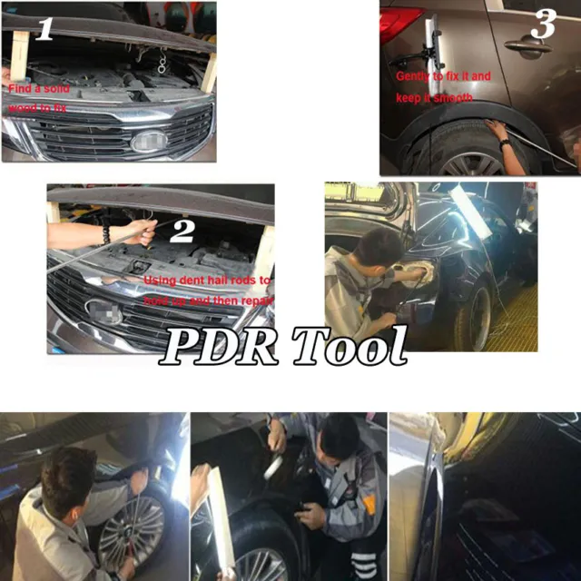 Super PDR Tools Whale Tails 30pcs Auto Body Paintless Dent Removal Repair Hail 2