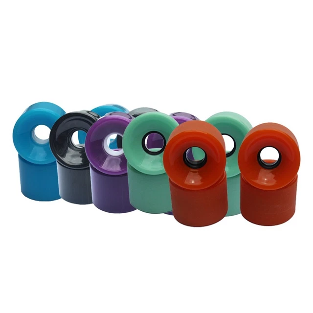 4pz 65x51mm Ruote Skateboard Ruota Pattinaggio Ruota PU Accessori Riparazione Ruota Rullo