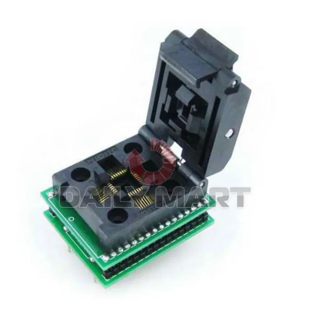 QFP32/TQFP32/FQFP32/PQFP32 TO DIP32 Socket Adapter Test Burn-in 0.8mm Pitch