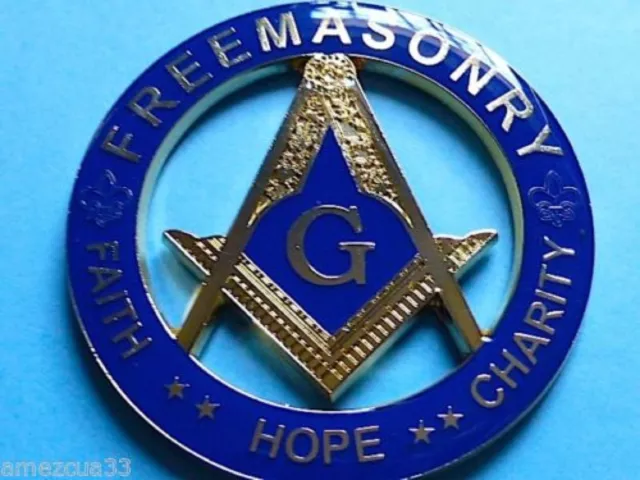 Masonic Freemasonry Auto Cut Out  Master Mason High Quality Car Decal Emblem
