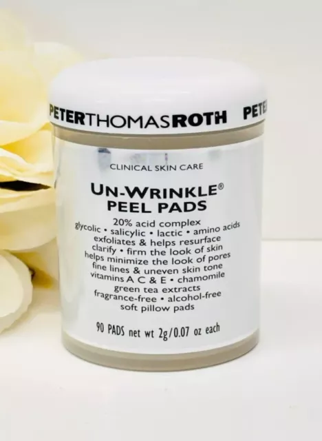 Peter Thomas Roth Un-Wrinkle Peel Pads 90 Count SEALED