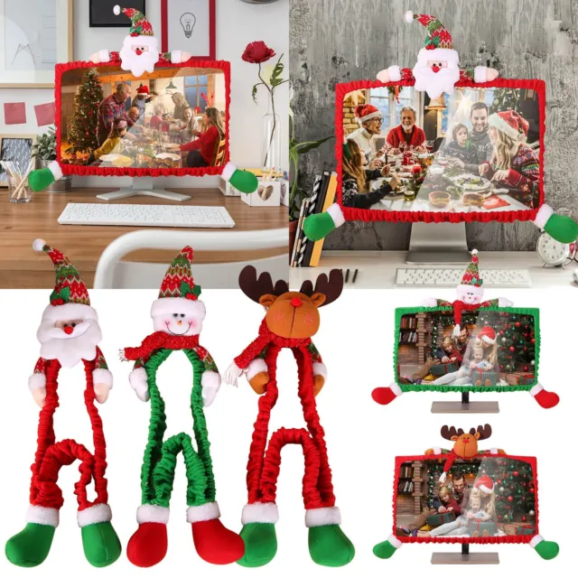 3 Christmas Ornaments Cartoon Computer Decoration Tropical Party Decorations