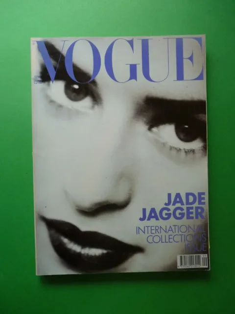 Vogue UK September 1990 Jade Jagger Collections ~ Stephanie Seymour Christensen