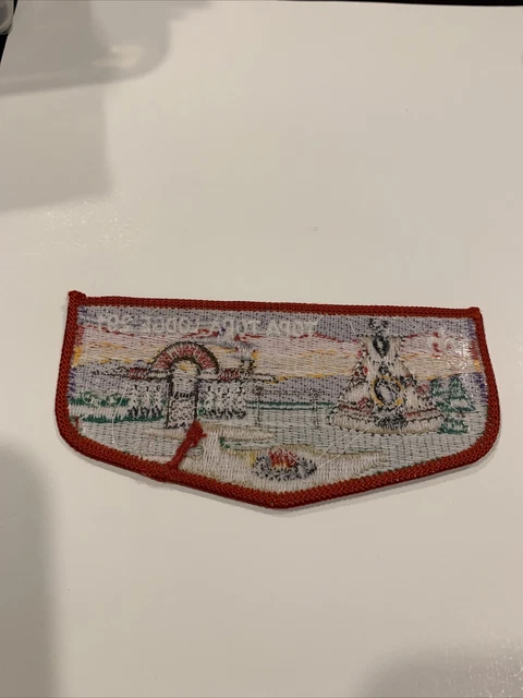 OA Topa Topa Lodge 291  Flap RED Bdr. Ventura County Council 57, California 2