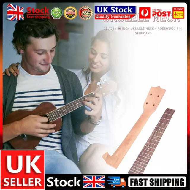 23 inch Ukulele Neck Fingerboard Set Musical Instrument Part Accessories UK