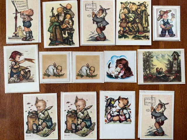 Hummel unused greeting cards. ARS SACRA 1941-44