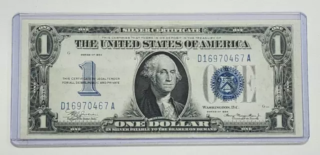 1934 *Funny Back* $1 Small Silver Certificate  (676)