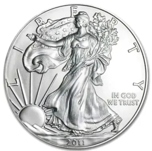 2011 1 Oz Silver American Eagle (Brilliant Uncirculated) In Capsule