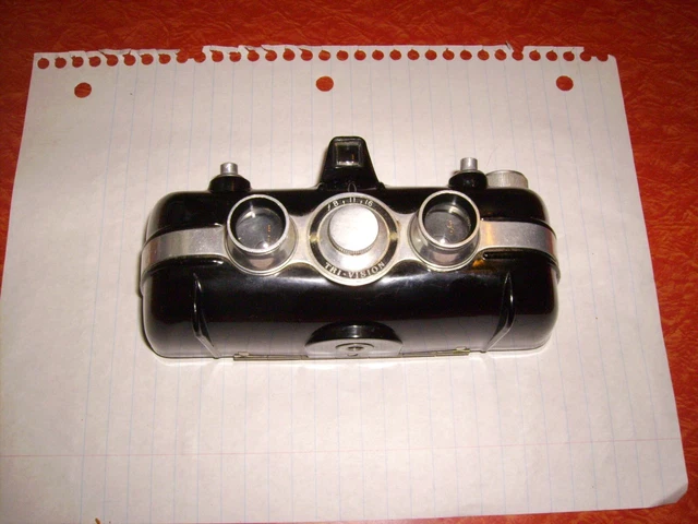 Vintage Key's Vision Stereo 28X28Mm Double Exposure Camera 828 Film 1940'S