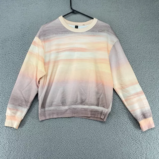 AG Adriano Goldschmied Sweater Womens XS Striped Sunset Crew Neck Pullover