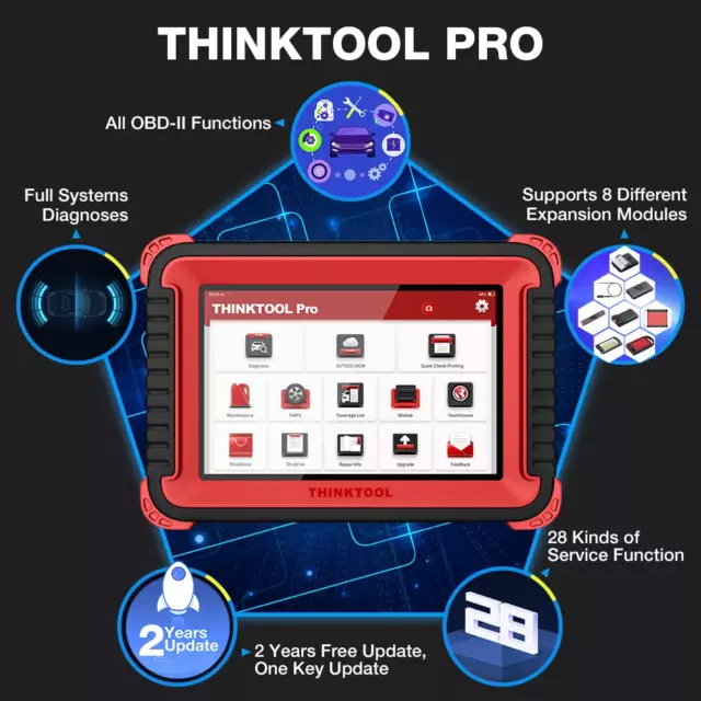 THINKCAR Thinktool Pro Bi-Directional Scanner OBD2 Diagnostic Tool  Key Matching 2