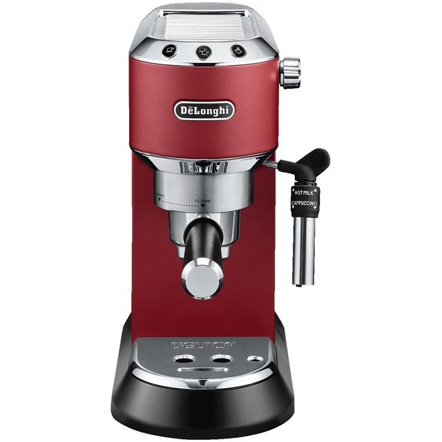 Delonghi EC 685.R Dedica Style Espressomaschine Siebträgermaschine rot 15 bar