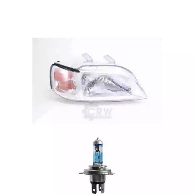 Scheinwerfer rechts H4 chrom für Honda Civic VI Fastback Aerodeck inkl. Lampen