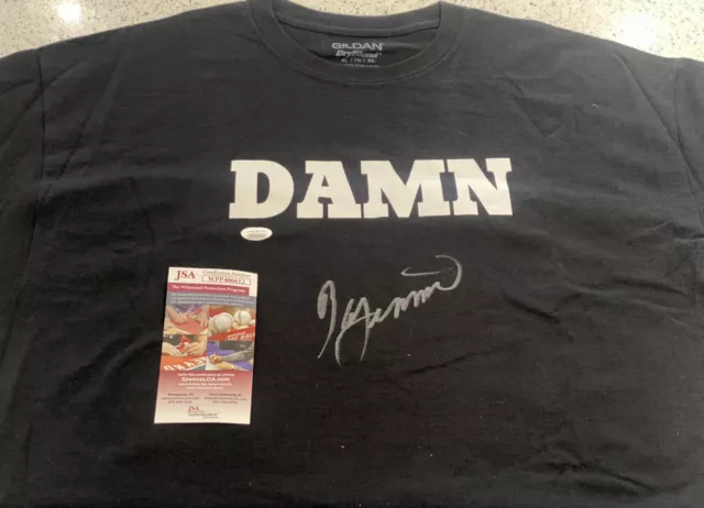 Ron Simmons Signed WWE DAMN Custom T Shirt JSA COA