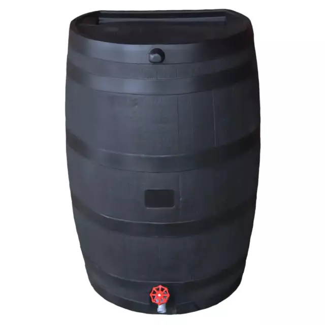 50 Gal. Rain Barrel Black Colour with Plastic Spigot