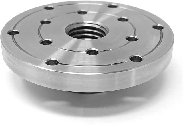 4 Steel Wood Lathe Face Plate 1 X 8Tpi Threaded Heavy Faceplate Rigid