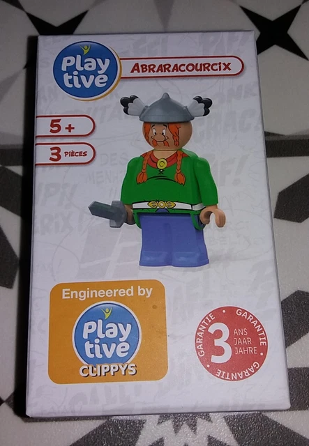 Figurine Playtive ABRARACOURCIX Parc Astérix sortie des Clippys lidl lego