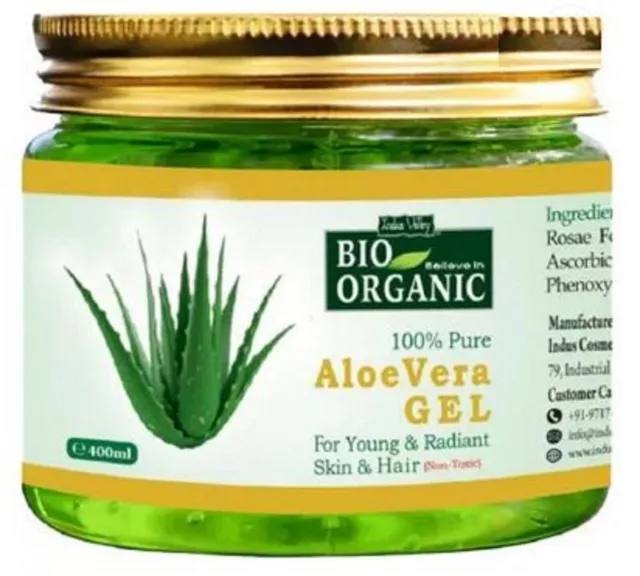 Bio Organic Multipurpose Aloe Vera Gel For Young & Radiant Skin & Hair 400ml