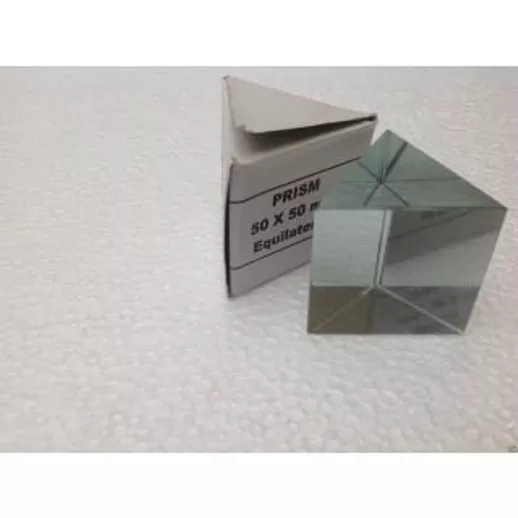 Optical Glass Prism Diy Reflection Prisms Equilateral Prism, 50 X 50 Mm