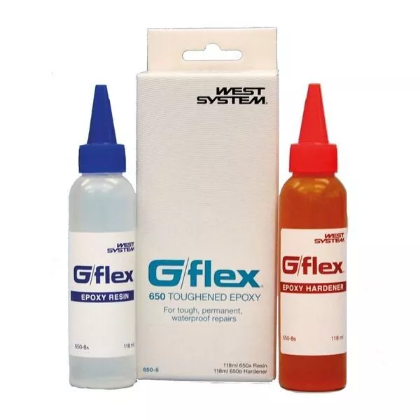 West System G/Flex 650-8 Epoxy Waterproof Repair Pack Boat Marine Fibreglass