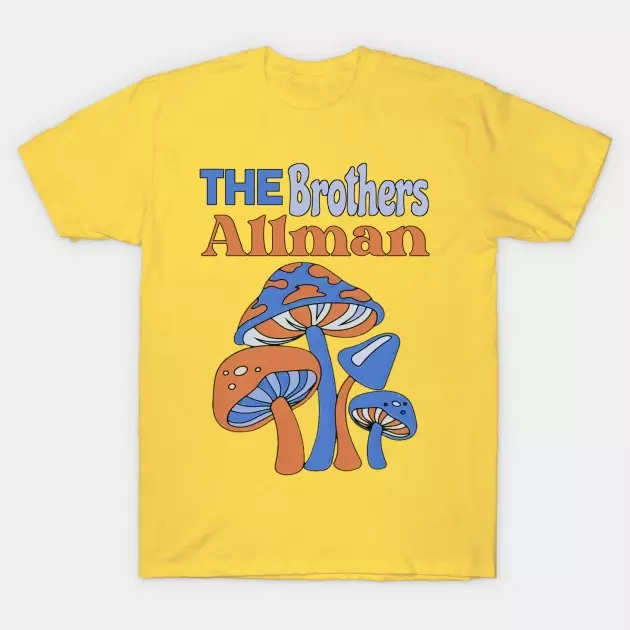 Mushroom Brothers - The Allman Brothers Band - T-SHIRT Size S-5XL VN1023