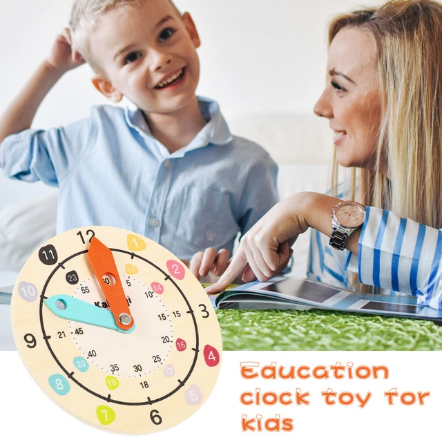 Felicify Horloge D'Apprentissage Montessori En Bois Pour Enfants 1-3 Ans - Apprendre L'Heure De Manière Ludique