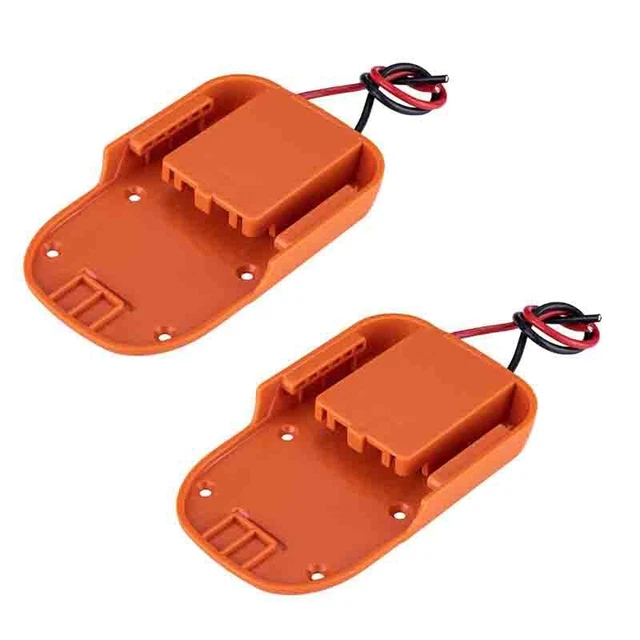 2X for Wheels Adapter for 18V -Ion Battery Dock Connector Rigid 12W9C8