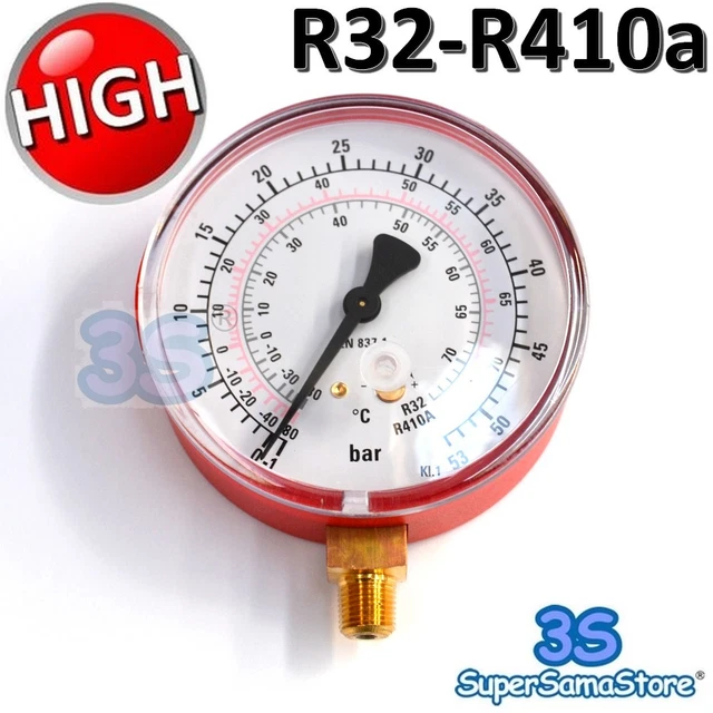 Indicatore Di Livello Del Manometro Della Pressione Del Gas Alta E Bassa Pol Propano Gpl Bombola Bombola Serbatoio Esterno Adattatore~p122851834