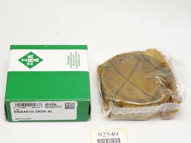 Ina Roulement à Aiguilles X-La RNA4910-2RSR-XL / Neuf Emballage D'Origine