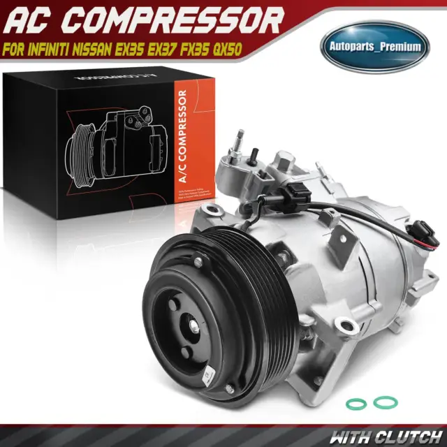 AC Compressor with Clutch for Infiniti Nissan EX35 EX37 FX35 370Z G37 926001CB0A