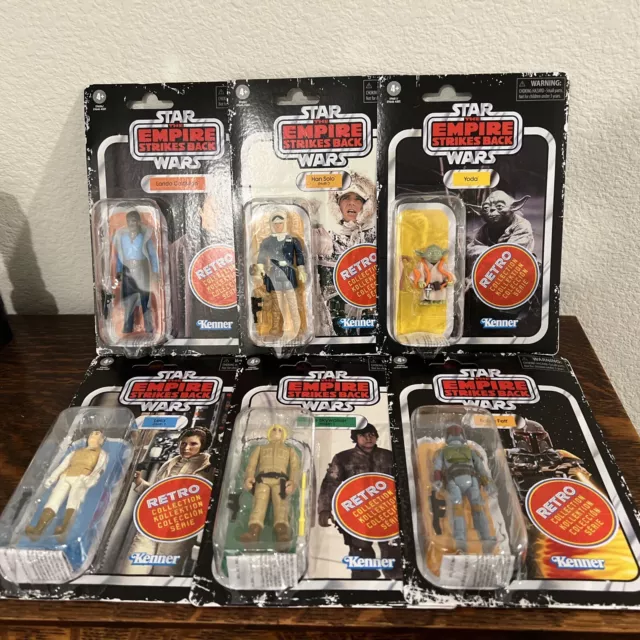 Star Wars Retro Collection Wave 2 Empire Strikes Back Yoda Bespin Hoth Boba