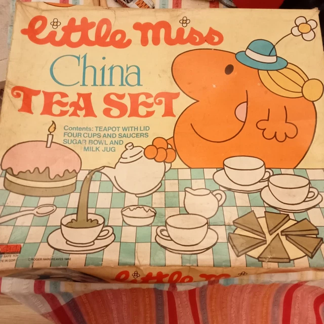 VINTAGE 80S LITTLE Miss Toy China Tea Set £22.50 PicClick UK