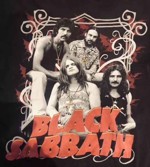 Very Rare Old Black Sabbath Tee T Shirt 1976 Fine Condition Super Soft  Rare