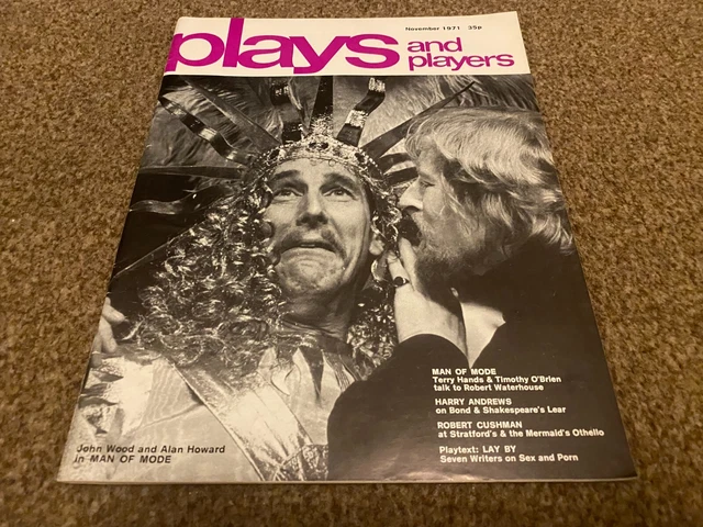 PLAYS AND PLAYERS Magazine 1971 Nov John Wood Alan Howard Harry Andrews ...