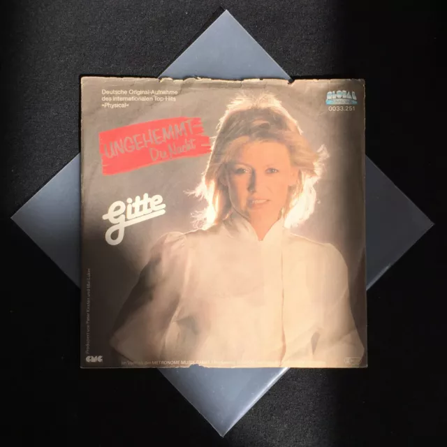 Gitte・Ungehemmt・Die Nacht・7" Vinyl・In perfect condition!