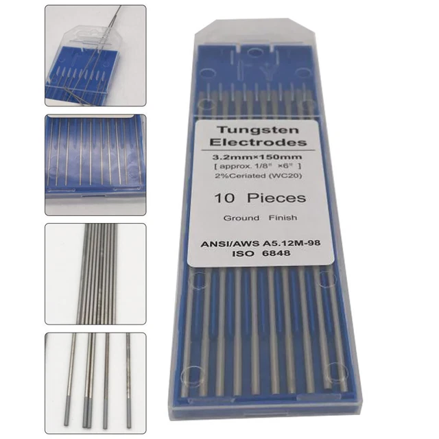 Canne di tungsteno lantanate accessori per saldatura elettrodo finitura terra