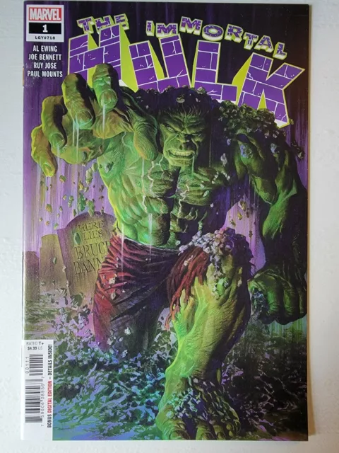 2018 Marvel Immortal Hulk #1 KEY 1st Issue & 1st Jackie McGee