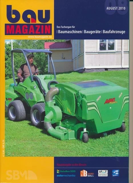 BauMagazin August 2010 (Hauptausgabe zu GaLaBau Automechanica)