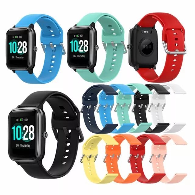 Silicone Replacement Watch Strap Compatible for ID205L Smart Watch Band Bracelet