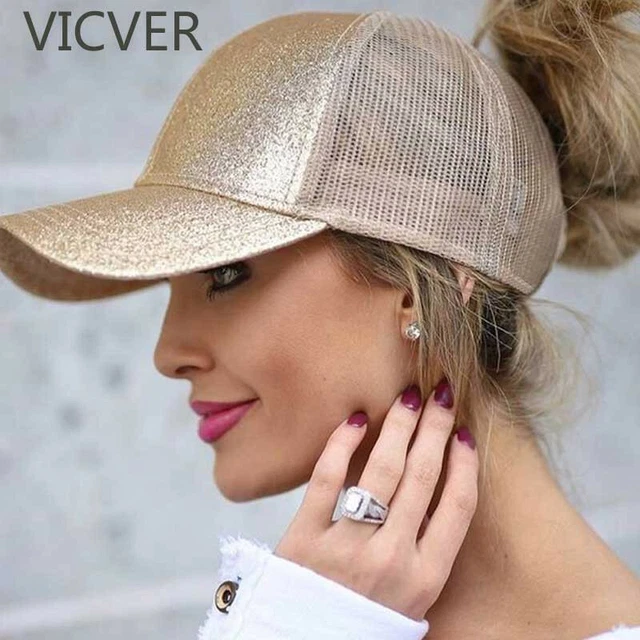 Casquette de Baseball femmes Snapback paillettes Réglable Hip Hop Chapeaux