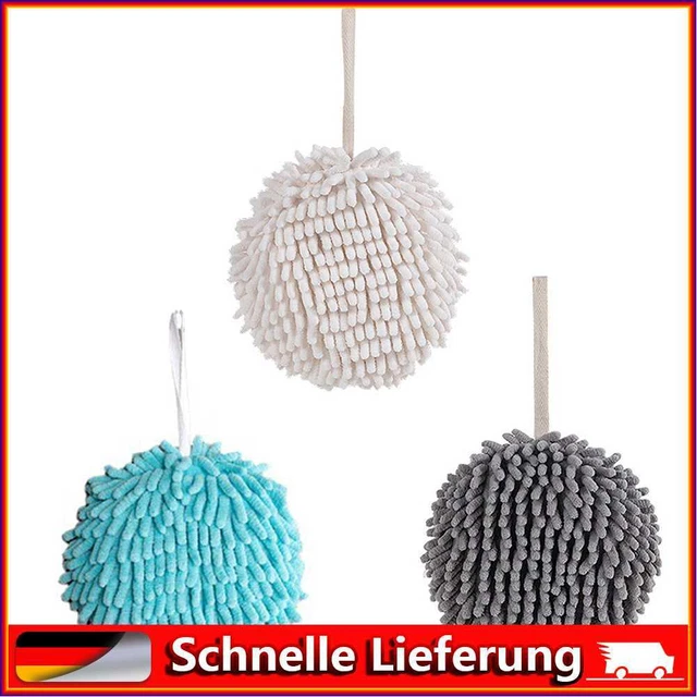 Chenille Hand Towel for Kitchen Bathroom Hanging Absorbent Quick Drying Towels