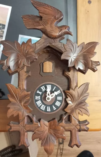 grand coucou ancien horloge Forêt Noire ALBERT SCHWAB