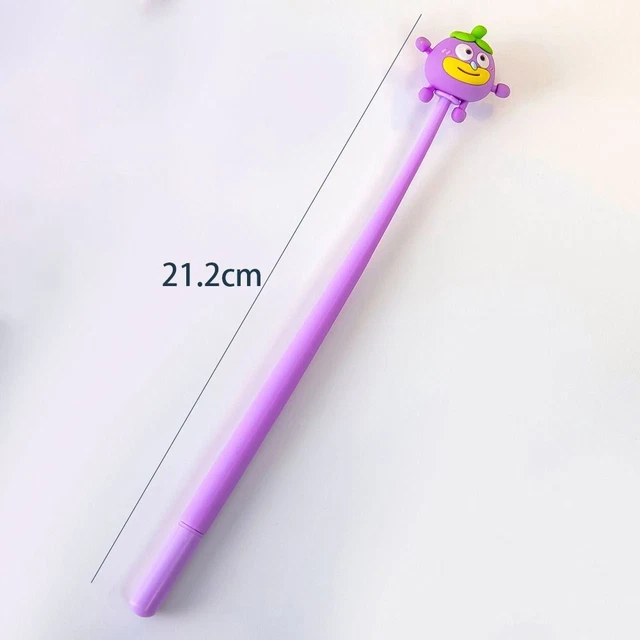 CUTE CARTOON ROCKING Pen Fruit Styling Silicone Neutral Pen $6.25 ...