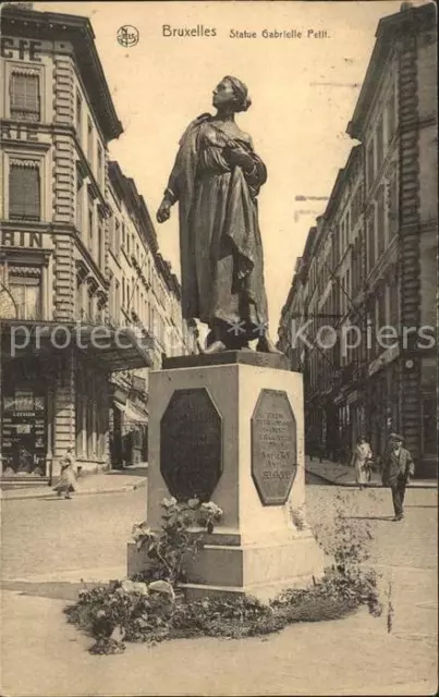 11712308 Bruxelles Bruessel Statue Gabrielle Petit Monument Bruessel