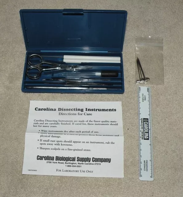 Carolina Biological Supply Co. Dissecting Kit NEW