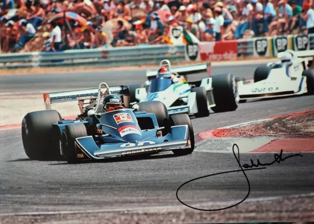 photo signée Jacky Ickx  F1 Formule 1 sport auto autographe Paul Ricard